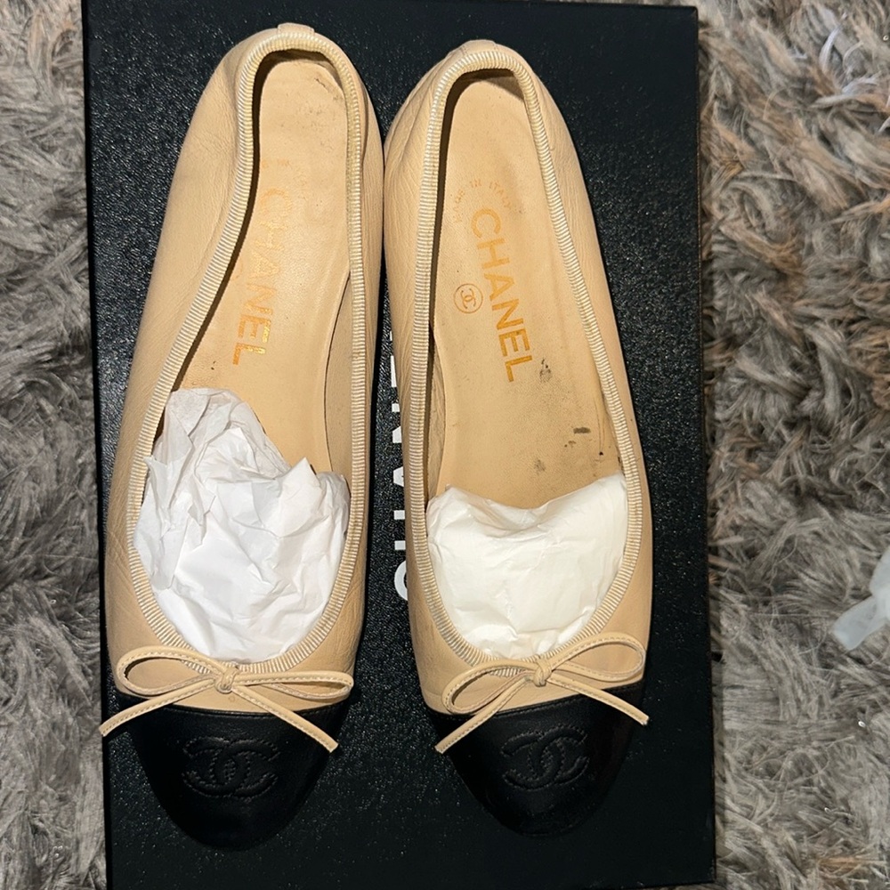 Chanel ballet ballerina flats